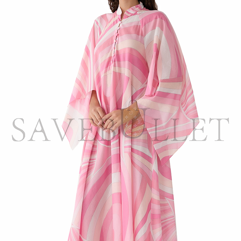 PUCCI PRINTED COTTON KAFTAN DRESS 5HRL355H754040